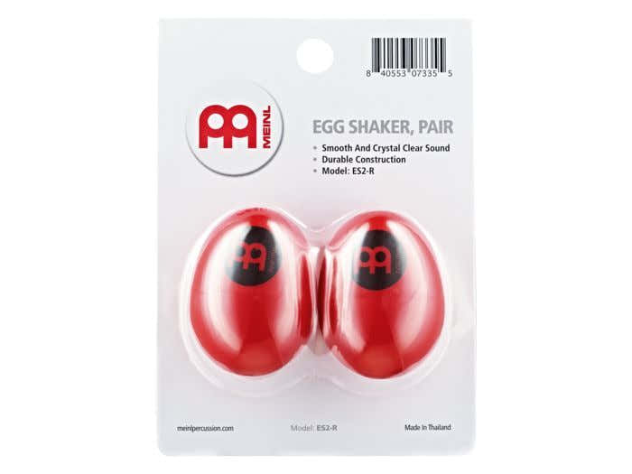 PLASTIC EGG SHAKERS RED