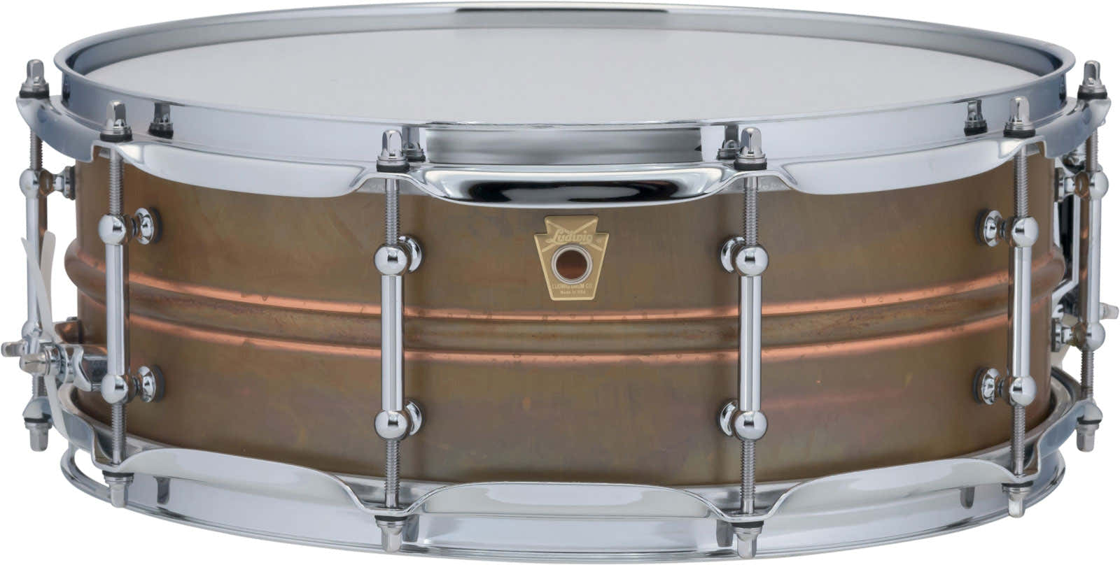 Lc661T - 14 X 5" Copper Phonic Raw - Tube Lugs