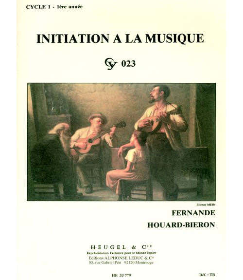 FERNANDE HOUARD-BIERON - Iniciação à música
