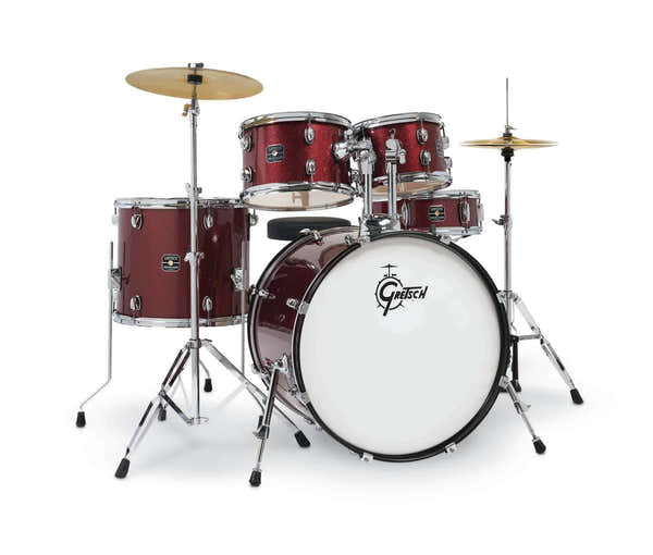 Gretsch Drums Série Renegade 10/12/16/22/14SD Vermelho-Rubi Brilhante