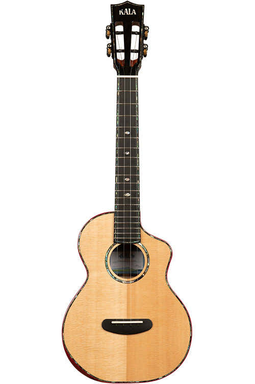 Contour Deluxe All Solid Gloss Spruce Rosewood Tenor CW + gigbag