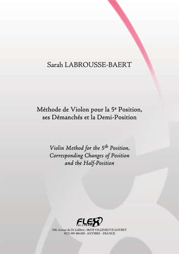 Labrousse-baert - Méthode De Violon Pour La 5e Position et Ses Demanches