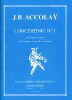 Accolay J.B. - Concertino N°1 En La Mineur