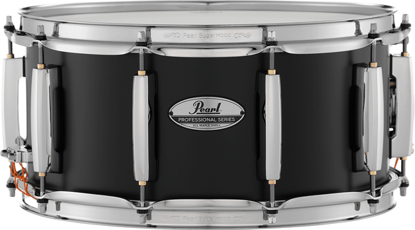 Pearl PMX Bordo profissional 14X6,5 Preto caviar mate