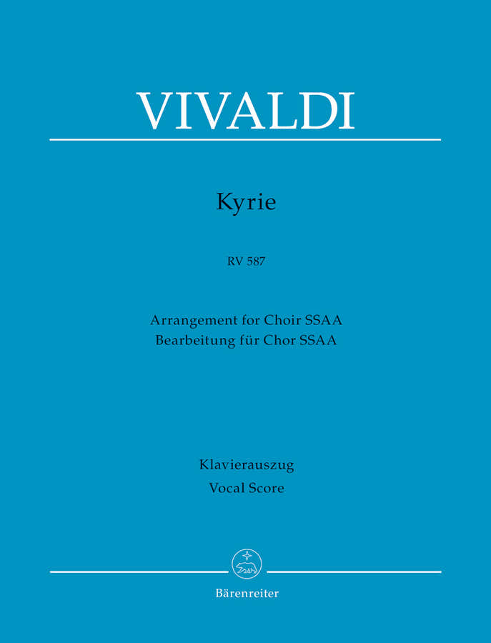Vivaldi A. - Kyrie RV 587 - Vocal Score