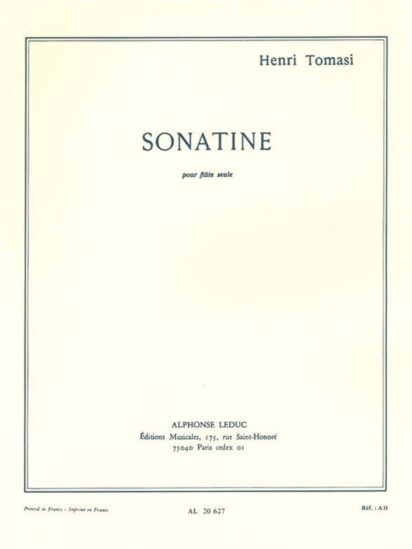 Sonatine For Solo Flute