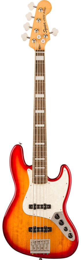Classic Vibe Active '70s Jazz Bass V LRL White PLPG Sienna Sunburst - Recondicionado