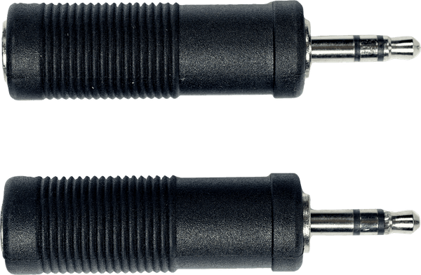 Yellow Cable Adaptador Jack Macho 3.5 MM Estéreo Jack Fêmea 6.35 MM - Lote de 2
