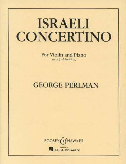 Perlman G. - Israeli Concertino - Violon et Piano