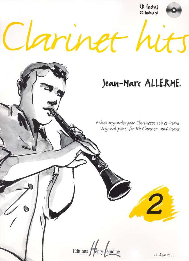 Alle Jean-Marc - Clarinet Hits Vol.2 + Cd - Clarinette Piano