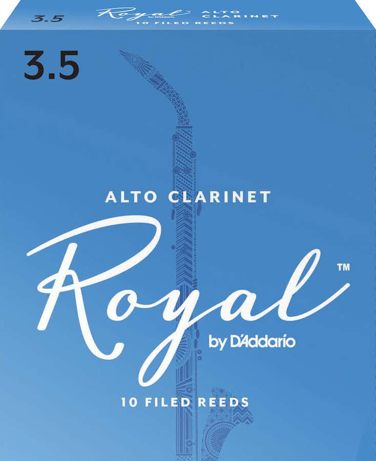 RDB1035 - RICO ROYAL PALHETAS CLARINETE ALTO FORCE 3.5 BOX OF 10