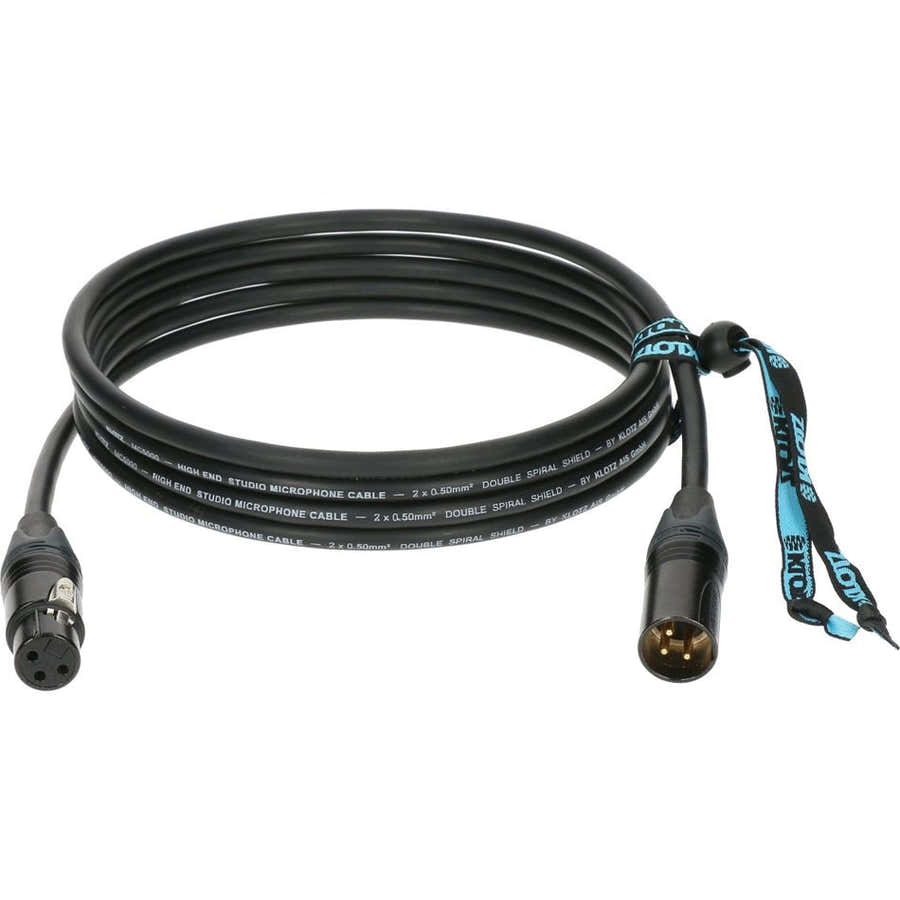 M5FM01 M5 MIC CABLE BLACK 1M XLR 3P. F/M