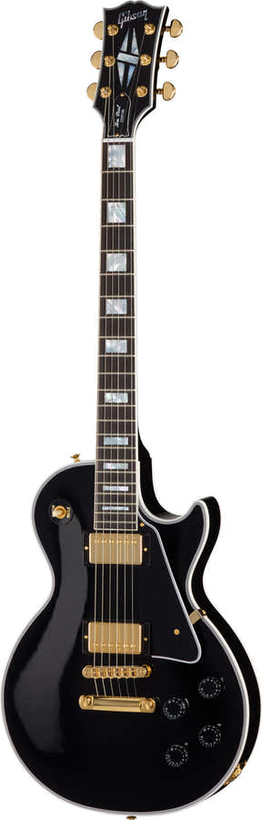 Les Paul Custom Escala longa Ébano Moderno