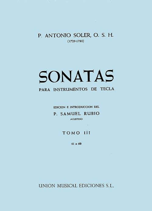ANTONIO SOLER - SONATA VOLUME THREE - 3 - HARPSICHORD