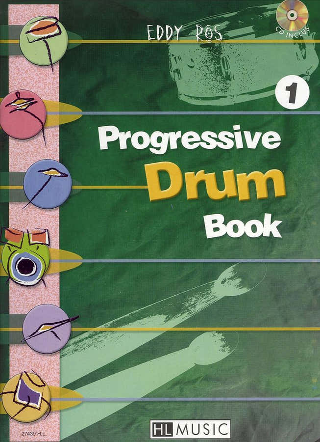 Ros Eddy - Progressive Drum Book 1 + CD - Batterie