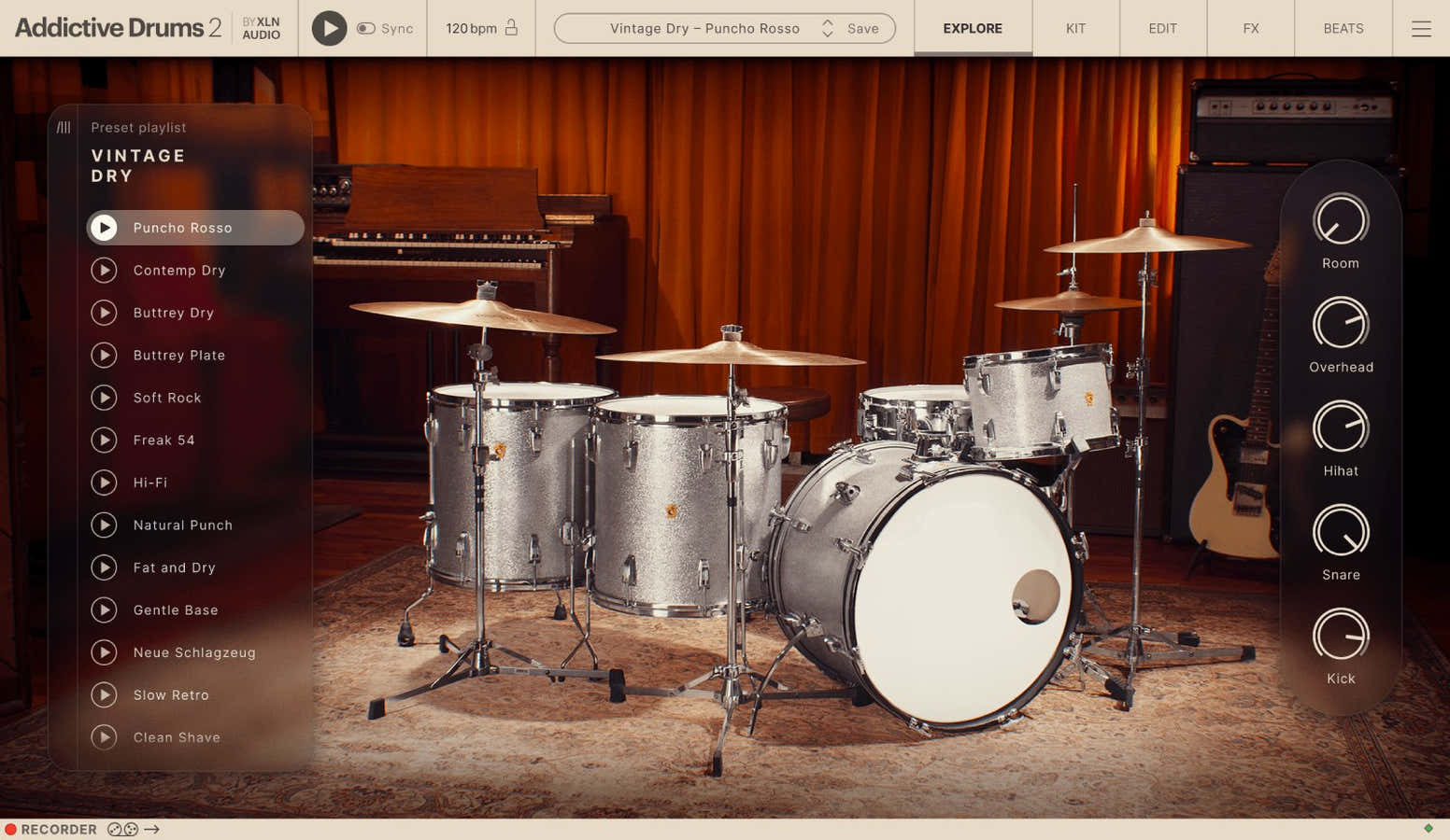 Addictive Drums 2 Vintage Dry ADpak