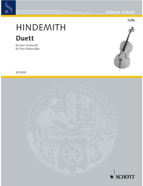 Hindemith - Duet - 2 Violoncelles