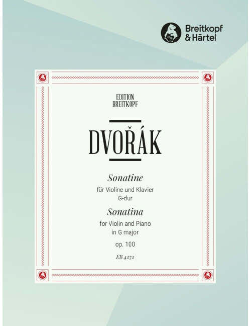Dvorák - Sonatine G-dur Op. 1 Op. 1 - Violon et Piano