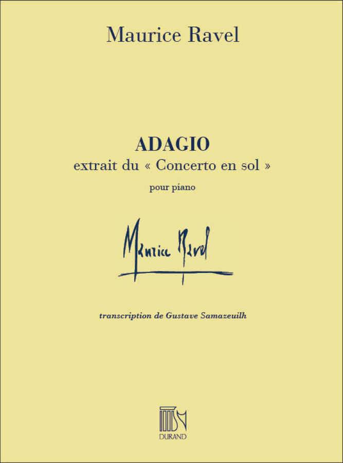Ravel M. - Adagio - Piano