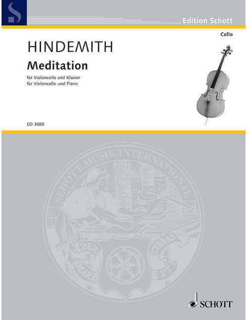 Hindemith - Meditation - Violoncelle et Piano