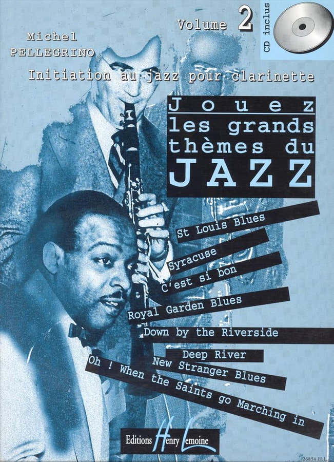 Pellegrino Michel - Toque os grandes temas de jazz Vol.2 + CD - Clarinete