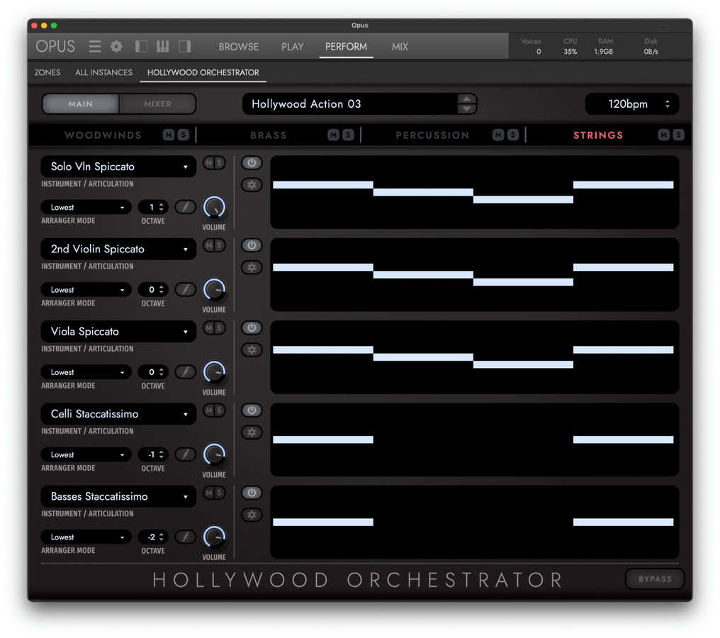 Hollywood Orchestra Opus Edition Diamante