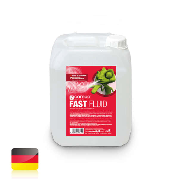 FAST FLUID 5L - LQUIDO DE MUITO ALTA DENSIDADE E DE MANUTENO MUITO CURTA PARA MQUINAS DE FUMO -