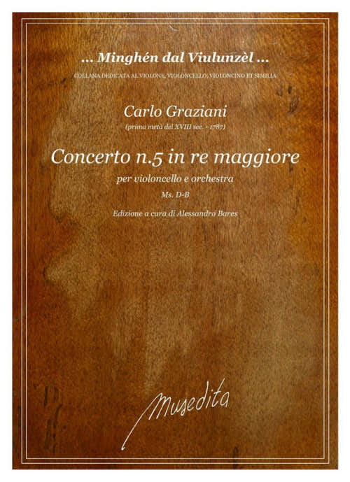 Graziani C. - Cello Concerto N°5 In D Major - Partitura & Partes