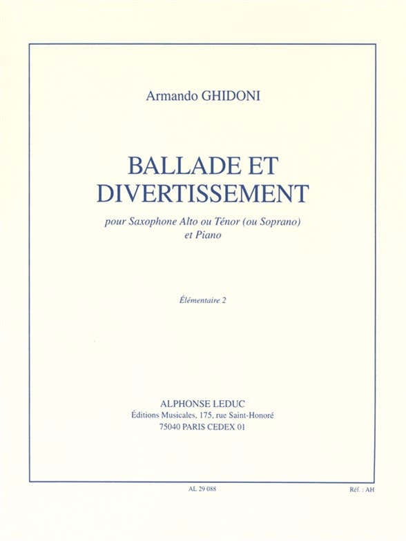 Ballade et Divertissement