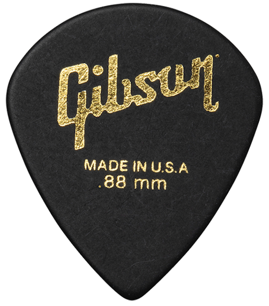 Palhetas de guitarra Modern pack de 6 pretas .88mm palhetas de guitarra