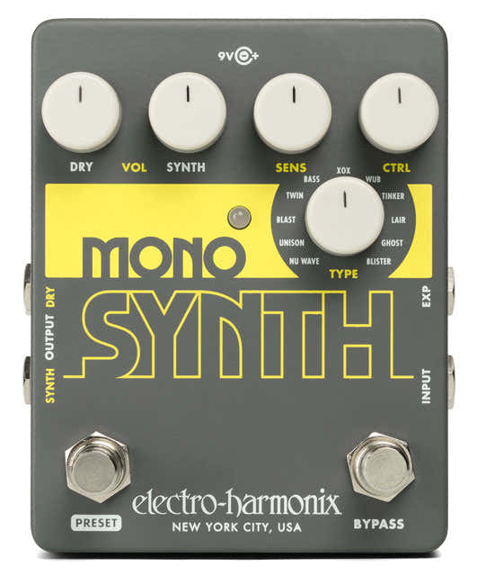 Sintetizador mono para guitarra