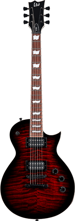 Ec-256Qm Transparente Cereja Preta Sunburst