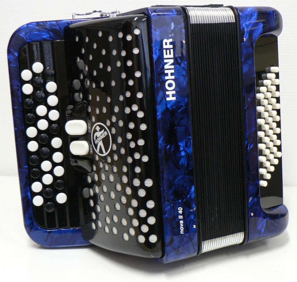 Nova II 40 Bleu Touches Boutons