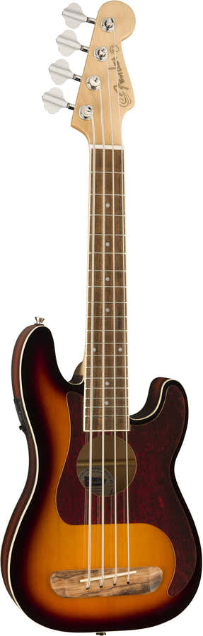 Precision Bass Fullerton Uke WN Sunburst de 3 cores