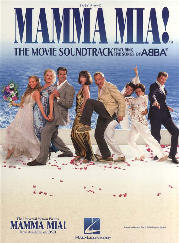 Abba Mamma Mia! The Movie Soundtrack - Piano Solo