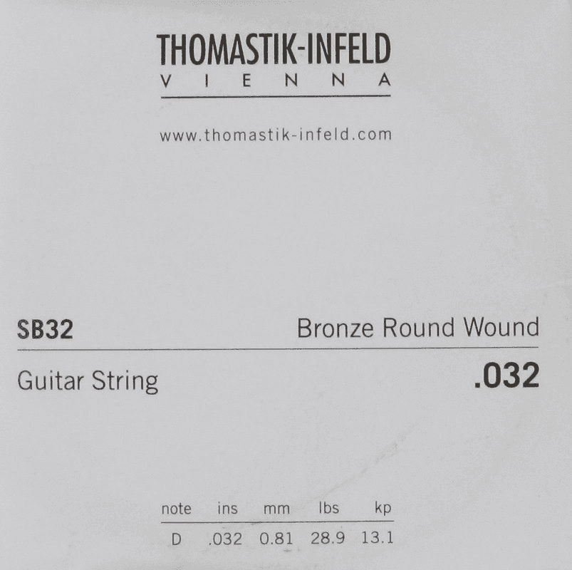 ACOUSTIC GUITAR STRINGS SPECTRUM ACOUSTIC STRINGS DETAIL STRINGS .032 RW
