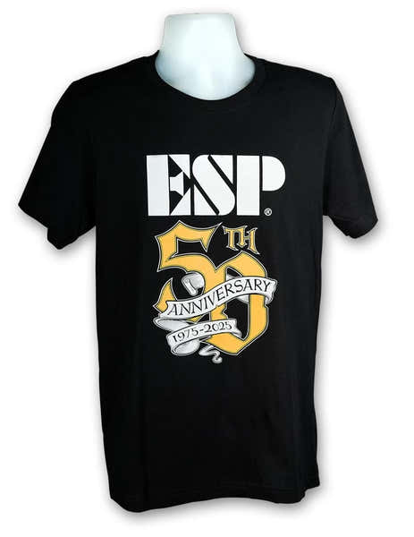2XL T-shirt ESP 50 Anni Preta