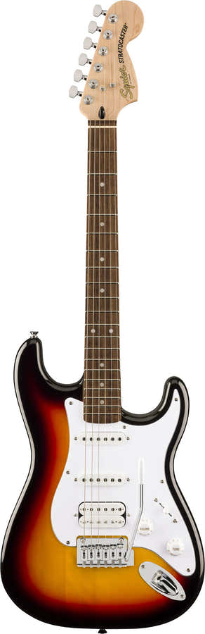 Stratocaster Junior Affinity HSS LRL Sunburst de 3 cores