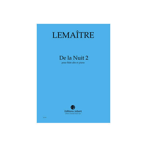 Lemaitre - De La Nuit 2 - Flûte Alto et Piano