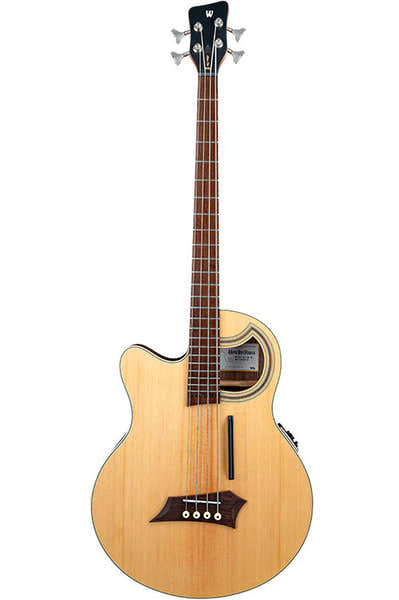 Warwick Bass Alien Deluxe Hybrid Thinline 4 LH Natural acetinado
