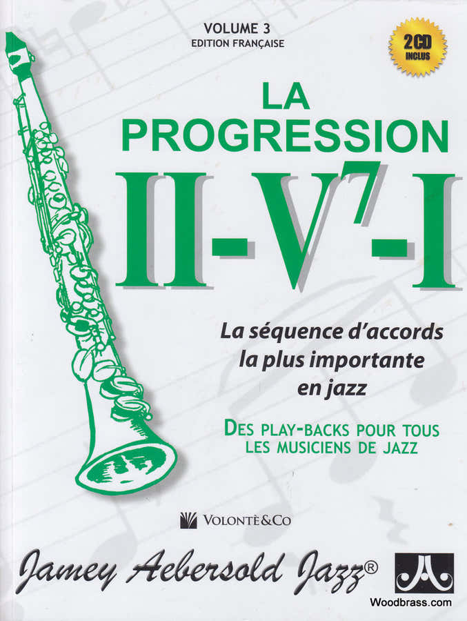 Aebersold N°003 - La Progression II V I + 2 CD (Edição Francesa)