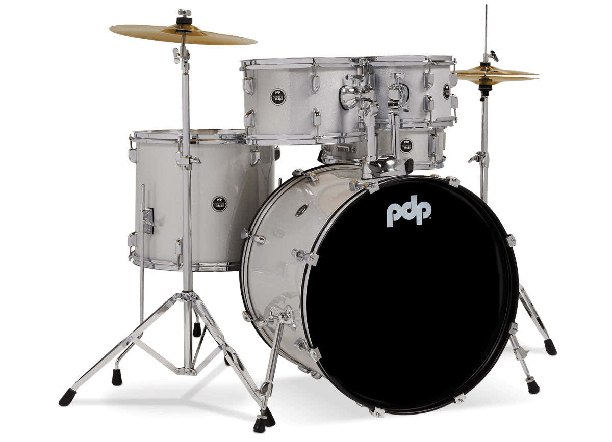 E-DRUM SETS CENTERSTAGE DIAMOND WHITE SPARKLE PDCE2215KTDW