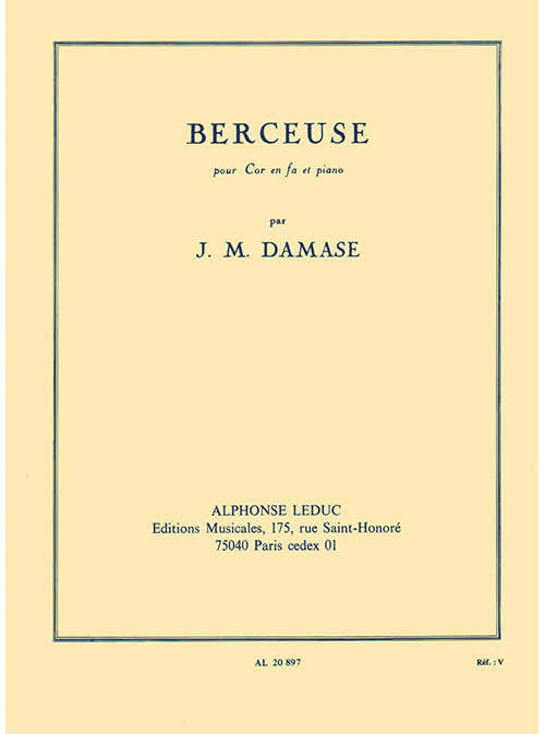 Berceuse Cor En Fa Et Piano