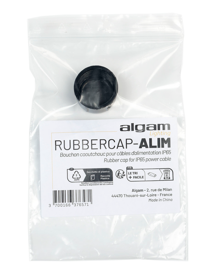 Tampa para cabo de alimentação IP65 IP-PAR-712HEX e 1212HEX