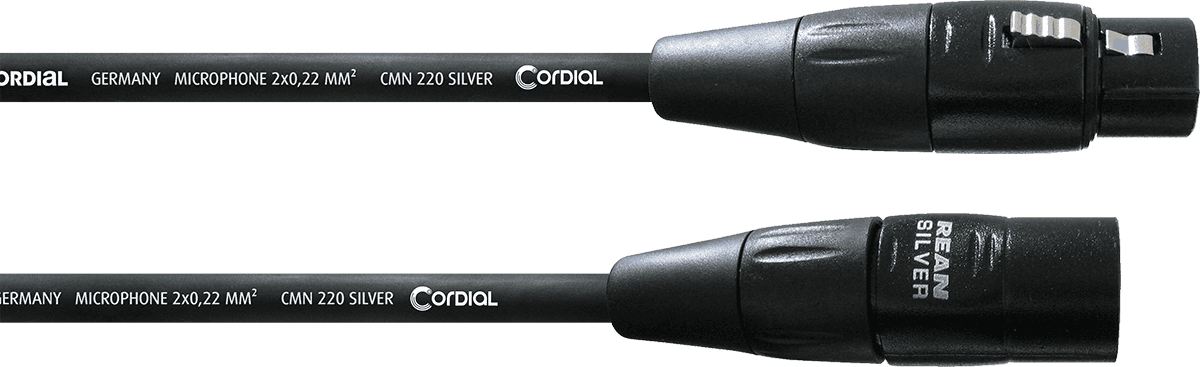 Cabo de microfone XLR 2,5 M