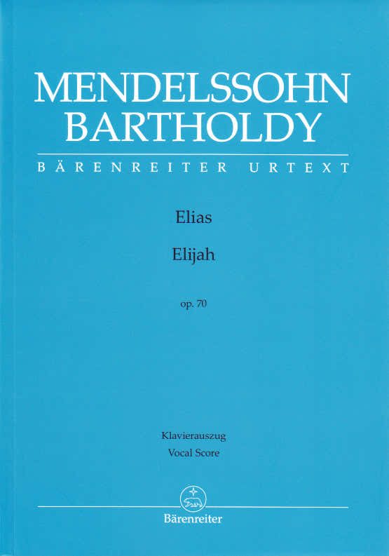MENDELSSOHN BARTHOLDY F. - ELIAS OP.70 - CHANT PIANO