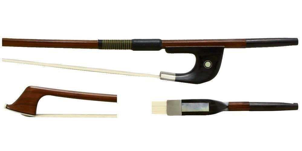 3/4 DOUBLE BASS BOW BRASIL WOOD JEKI