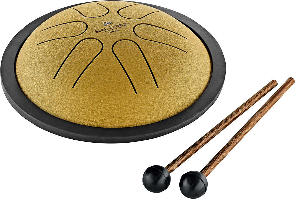 SONIC ENERGY MINI STEEL TONGUE DRUM GOLD B MAJOR - MSTD3G