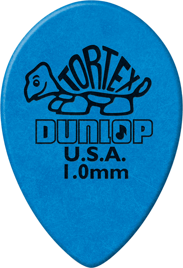36 x 1,00mm Tortex Small Teardrop Azul