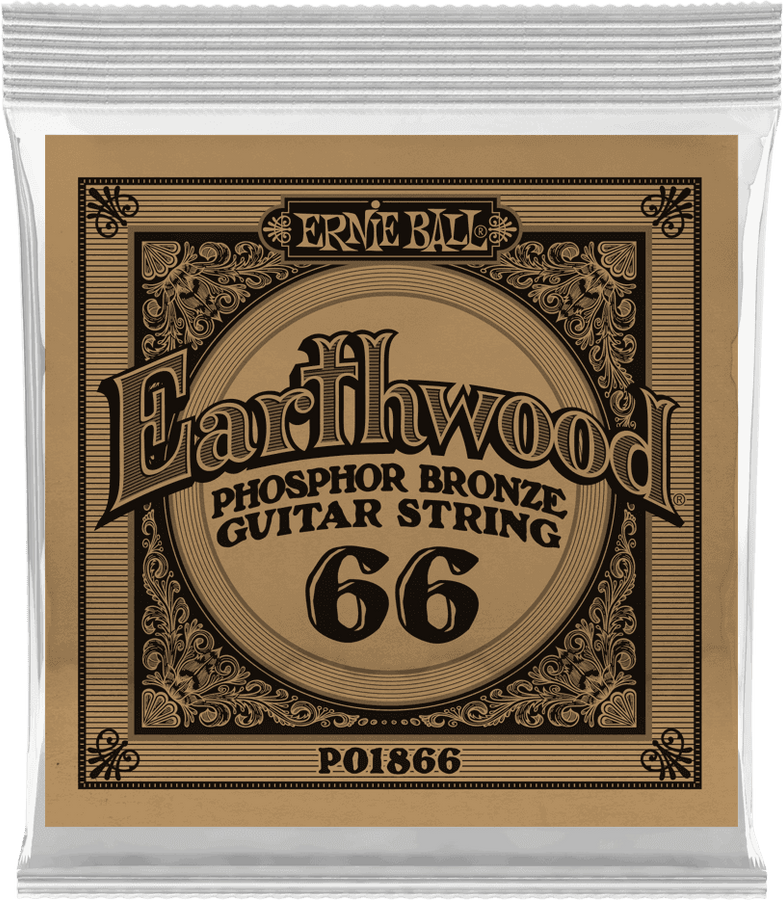 .066 EARTHWOOD PHOSPHOR BRONZE ACOUSTIC GUITAR STRINGS